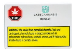 LABS CANNABIS : CBD ISOLATE 0.5 ml