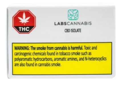 LABS CANNABIS - LABS CANNABIS : CBD ISOLATE 0.5 ml