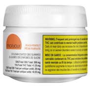 MONJOUR : Peach Perfect 20mg CBG chews 25pk
