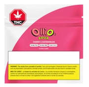 OLLI O's : Sour Cherry & Watermelon THC/CBG/THCV 4-pk chews