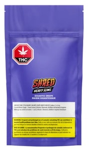 SHRED - SHRED : Gigantic Grape Heavy Slims Infused 5 x .4g Pre-rolls