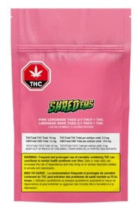 SHRED'EMS - SHRED'EMS : Pink Yuzu Lemonade THCV:THC 2:1 Chews 4pk
