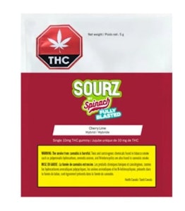 SOURZ by SPINACH - SPINACH : Fully Blasted Cherry Lime 1x 5g Gummy