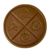 THE HAZY CAMPER : Mochaccino 1:1 THC:CBD Milk Chocolate