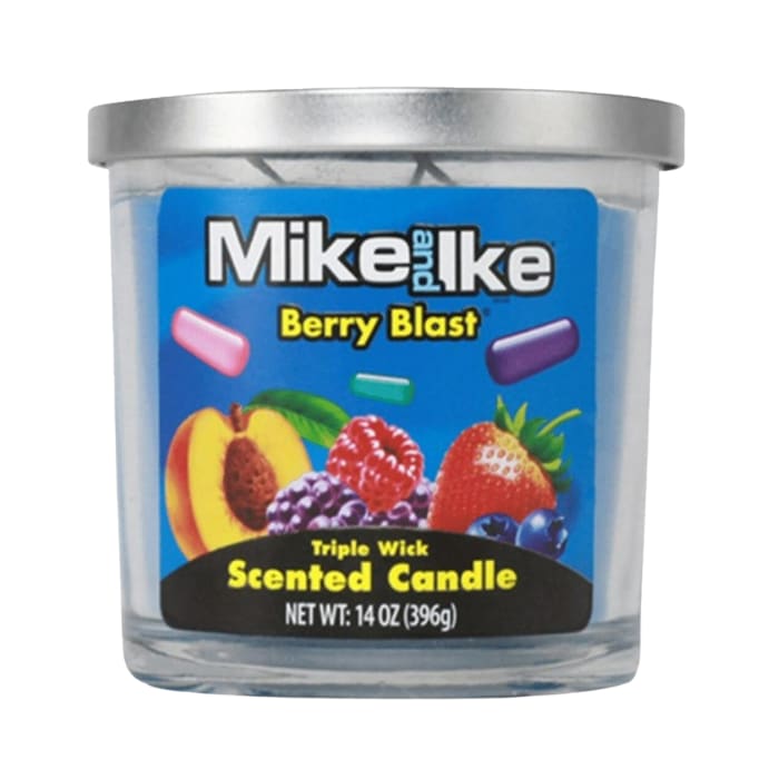 Mike and Ike Berry Blast 3 Wick Scented Candle