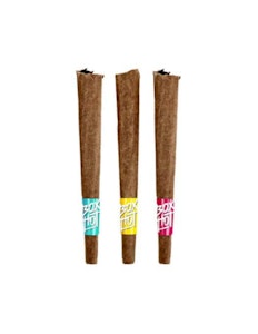 BOXHOT Fatties - TRIFECTA VARIETY PACK INFUSED BLUNTS - 3 X 1 GRAMS