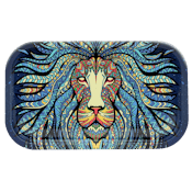 Tribal Lion Rolling Tray - Medium