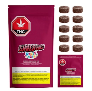 SHRED'EMS - Shred 'Ems | Cherry Cola Max10 Party Pack Gummies | 10 x 10 mg