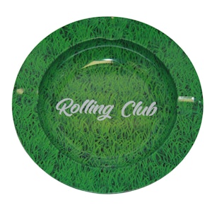 MAQ Distributors - Rolling Club | Small Metal Ashtray | Grass