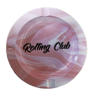 MAQ Distributors - Rolling Club | Small Metal Ashtray | Pink