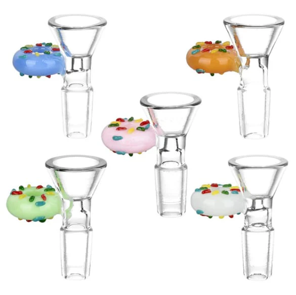 RED EYE TEK GLASS - Bowl w/ Donut Handle - Blue Main Image
