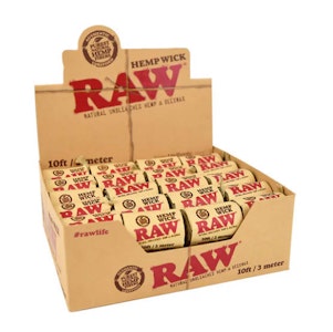 RAW - Raw Hemp Wick - 10ft