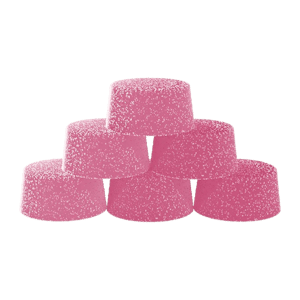 BIGGIES - 6 x 10mg THC:CBD Pink Lemonade Creamsicle Live Resin THC:CBD Chews