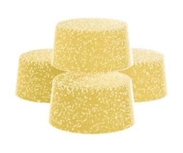 BIGGIES - 4 x 2.5mg THC : 20mg CBG Yellow Melo CBG:Live Resin Gummies