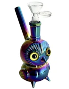 5.5" Owl Electroplated Bong
