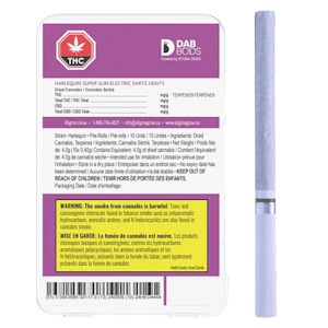 Dab Bods - DAB BODS - Harlequin Super Slim Electric Dartz Lights 10 x 0.4g Pre-Rolls