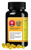 GLACIAL GOLD : Balanced 10:10 THC/CBD Softgels 50caps