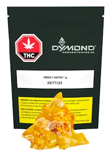 DYMOND CONCENTRATES - DYMOND DIRECT : Indica Shatter - Zkittlez - 1g