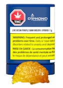 DYMOND DIRECT : Live Resin Purple Dank Breath 1g - Hybrid