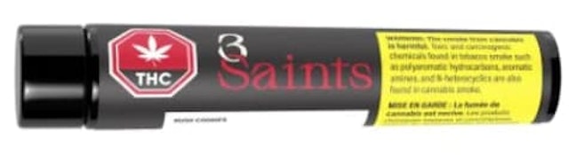 3SAINTS : Kush Cookies 1 x .5g Pre-roll