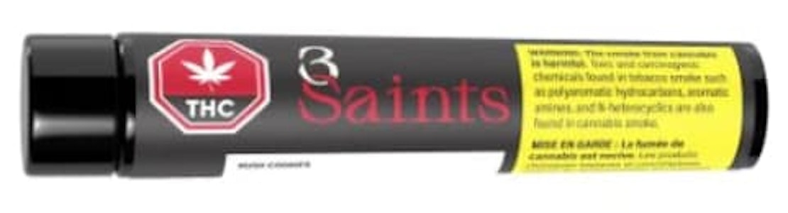 3SAINTS - 3SAINTS : Kush Cookies 1 x .5g Pre-roll