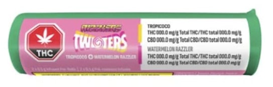 RIZZLERS : Twisters Tropicoco & Watermelon Infused 2 x .5g Pre-rolls