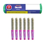 RIZZLERS : Twisters Grape Galaxy Infused 6 x .5g Pre-rolls