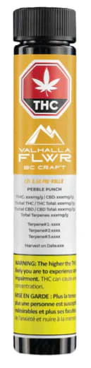 VALHALLA FLWR - VALHALLA FLWR : Pebble Punch (Fruity Pebble Wedding Cake) 3 x .5g Pre-rolls Main Image