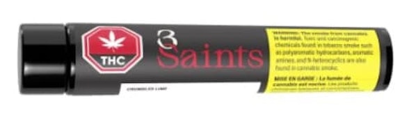 3SAINTS : Crumbled Lime 1 x.5g Pre-roll