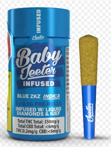 JEETER - BABY JEETER : Infused Blue ZKZ Pre-rolls 5 x .5g