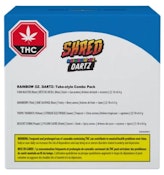 SHRED : Rainbow OZ  Dartz Combo Pack 70 x .4g Pre-rolls