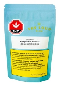 THE LOUD PLUG - THE LOUD PLUG : Exotic Gas 5 x .5g Pre-rolls