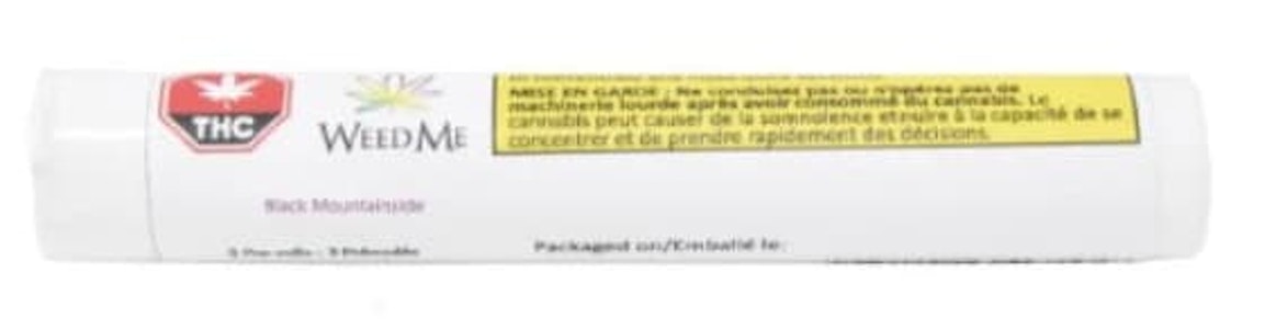 WEED ME - WEED ME : Black Mountain Side 3 x .5g Pre-rolls