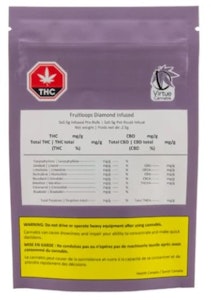 VIRTUE CANNABIS - VIRTUE CANNABIS : Fruitloops Diamond Infused Pre-rolls 5 x .5g