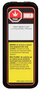 BOLD - BOLD : Root Beer Float 3 x .5g Pre-rolls