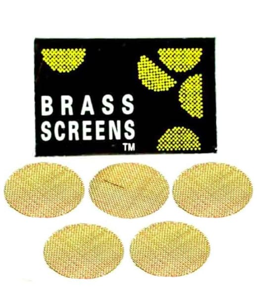 Brass Pipe Screens | 5-Pack