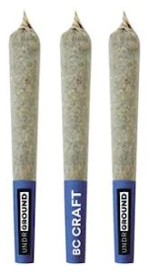 Undrground - VIOLATOR KUSH HASH INFUSED PRE ROLLS - 1.5