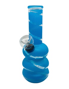 NoName - 6" Glass Water Pipe | Sky Blue