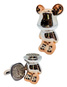 NoName - 3-Piece Bear Design Metal Grinder | Apricot