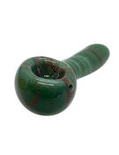 2" Double Glass Pipe | Green