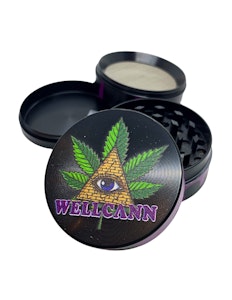 NoName - Wellcann Leaf Design 4-Part Grinders 50mm | Purple