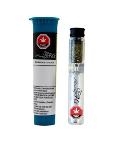 Always Hi - DRAGON'S LETTUCE GLASS - 1 X 0.5 GRAMS