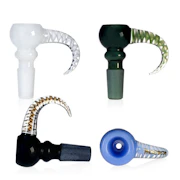 Solid Colour Glass Bowl w/ Handle