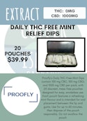 PROOFLY - DAILY THC-FREE MINT RELIEF DIPS