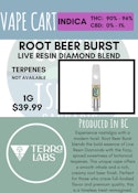 TERRA LABS - ROOT BEER BURST LIVE RESIN DIAMOND BLEND CART