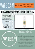 TERRA LABS - TRAINWRECK LIVE RESIN CART