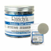Randy's Stainless Steel Screens 5/8" 20 Pack