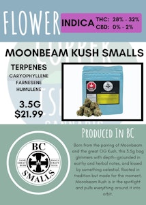 BC Smalls - 3.5G - BC SMALLS - MOONBEAM KUSH SMALLS