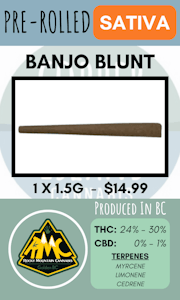Rocky Mountain Cannabis - ROCKY MOUNTAIN CANNABIS - 1PK BANJO BLUNT