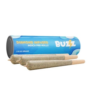 BUZZ - BUZZ- DIAMOND INFUSED PR'S- 3 X .5G PR'S